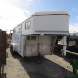 1992 BRONCO GOOSENECK 2 HORSE TRAILER