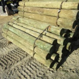 APPROX (24) 7'' X 8' TREATED FENCE POST