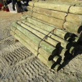 APPROX (24) 7'' X 8' TREATED FENCE POST