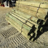 APPROX (24) 7'' X 8' TREATED FENCE POST