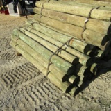 APPROX (24) 7'' X 8' TREATED FENCE POST