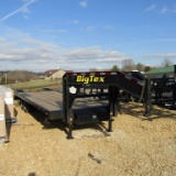 2015 25FT BIG TEX GOOSENECK FLATBED TRAILER