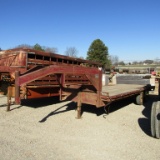 20FT GOOSENECK FLATBED TRAILER - NO TITLE