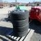 (4) 285/70R17 MICHELIN TIRES ON 8 LUG FORD ALUMINUM RIMS
