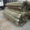 APPROX (24) 7'' X 8' TREATED FENCE POST