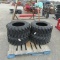 (4) NEW 12-16.5 SKID STEER TIRES - ALL ONE PRICE