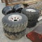 (4) 36X12.50/16.5 8 LUG BULLET HOLE RIMS AND TIRES - ALL ONE PRICE