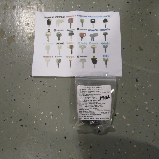 24PC EQUIPMENT KEY SET