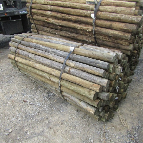 APPROX (100) 3'' X 7' TREATED FENCE POST