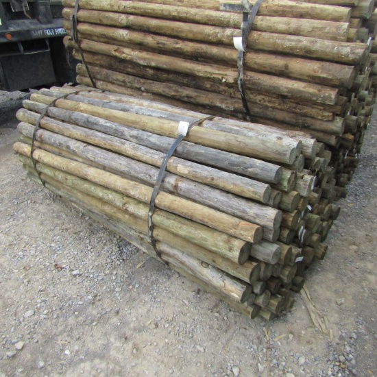 APPROX (100) 3'' X 7' TREATED FENCE POST