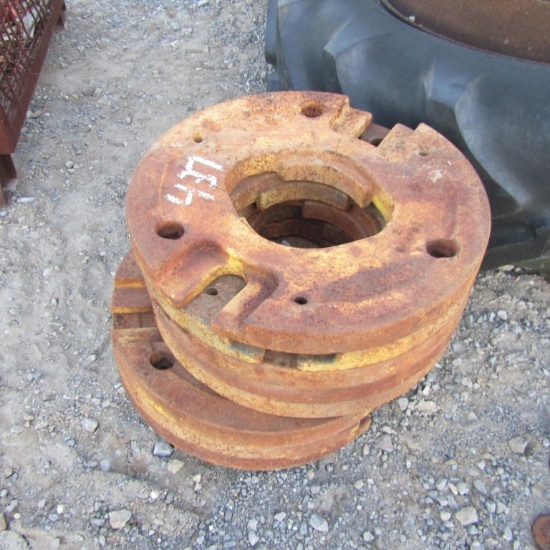 (8) JOHN DEERE WHEEL WEIGHTS - 8X TIMES THE PRICE