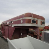 16FT BONAZA GOOSENECK STOCK TRAILER - NO TITLE