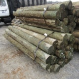 APPROX (24) 7'' X 8' TREATED FENCE POST