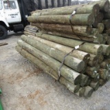 APPROX (24) 7'' X 8' TREATED FENCE POST