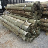 APPROX (24) 7'' X 8' TREATED FENCE POST