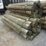 APPROX (24) 7'' X 8' TREATED FENCE POST