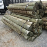 APPROX (24) 7'' X 8' TREATED FENCE POST