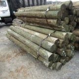 APPROX (24) 7'' X 8' TREATED FENCE POST