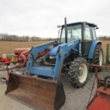 5635 NEW HOLLAND TRACTOR W/ CAB AND LOADER