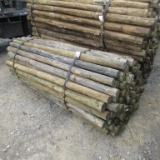 APPROX (100) 3'' X 7' TREATED FENCE POST