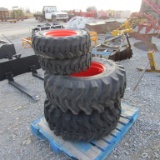(4) KUBOTA TIRES AND RIMS - ALL ONE PRICE