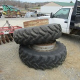 PAIR OF 18.4R34 DUALS