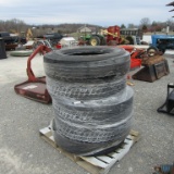(5) 11R24.5 SEMI TIRES - ALL ONE PRICE