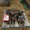 PALLET OF MISC MOTORS - FENCE CHARGER - HAMMER HEADS