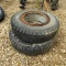 (2) 9.00/20 TIRES AND RIMS