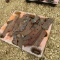 PALLET OF PLOW PARTS
