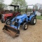 TC29DA NEW HOLLAND TRACTOR W/ BUSHOG BACKHOE