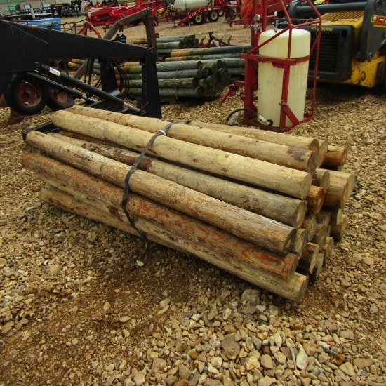 APPROX (27) 7FT FENCE POST
