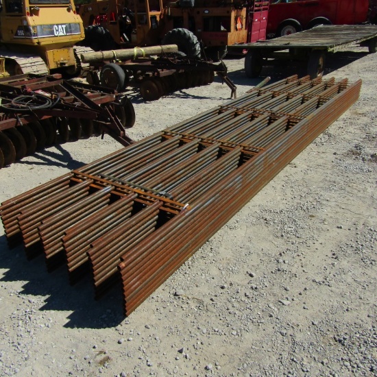 (20) 20FT 49'' CONTINOUS FENCE PANELS W/ COUPLERS - 20X TIMES THE PRICE