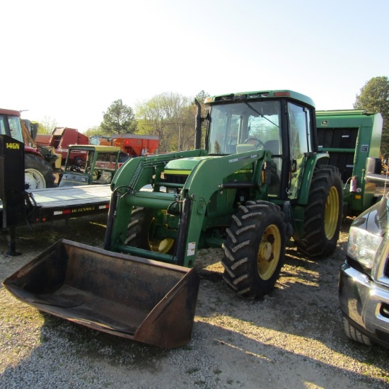 6410 JOHN DEERE TRACTOR W/ CAB AND LOADER