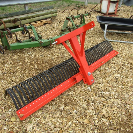 NEW 8FT TRI ROCK RAKE