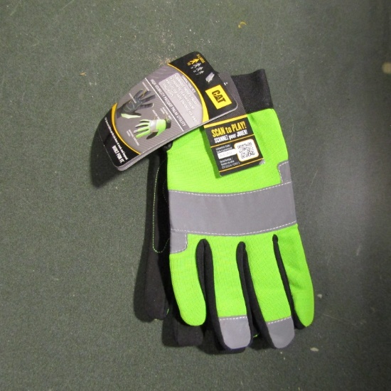 CATERPILLAR GREEN GLOVES