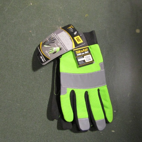 CATERPILLAR GREEN GLOVES