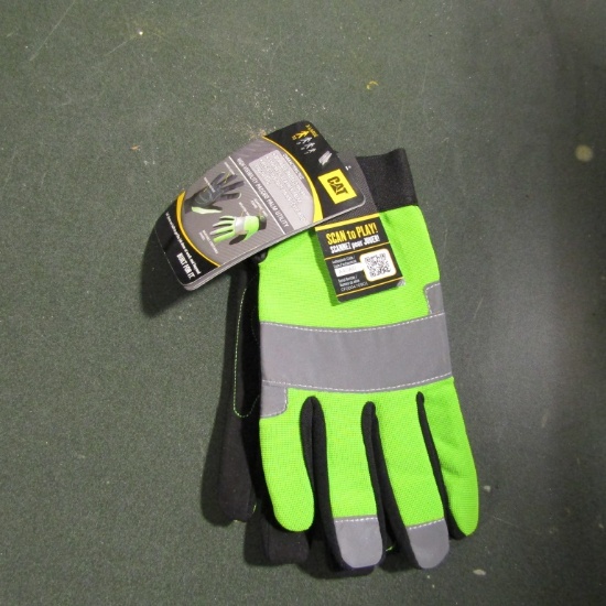 CATERPILLAR GREEN GLOVES