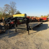 2017 30FT DELTA GOOSENECK FLATBED TRAILER - NO TITLE