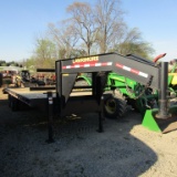 2019 25FT LAWRIMORE GOOSENECK FLATBED TRAILER