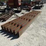 (20) 20FT 49'' CONTINOUS FENCE PANELS W/ COUPLERS - 20X TIMES THE PRICE