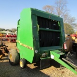 566 JOHN DEERE ROUND BALER W/ MONITOR