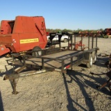 2014 83''X16FT LONE WOLF BUMPERHITCH TRAILER W/ TITLE