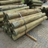APPROX (20) 8''X8' TREATED FENCE POST - ALL ONE PRICE