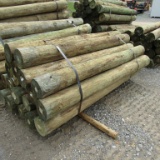 APPROX (20) 8''X8' TREATED FENCE POST - ALL ONE PRICE