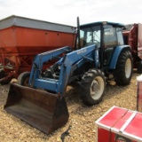 5635 NEW HOLLAND TRACTOR W/ CAB AND LOADER