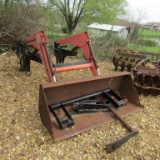 2840 BUSHOG BRAND LOADER W/ BUCKET AND BRACKETS