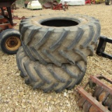 (2) 600/65R28 TRACTOR TIRES