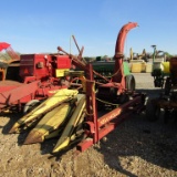 SUPER 717 NEW HOLLAND CHOPPER WITH CORN HEAD