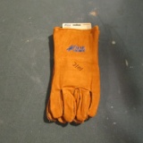NEW LEATHER WELDING GLOVES